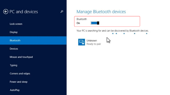 how to connect bluetooth speaker to windows 8
